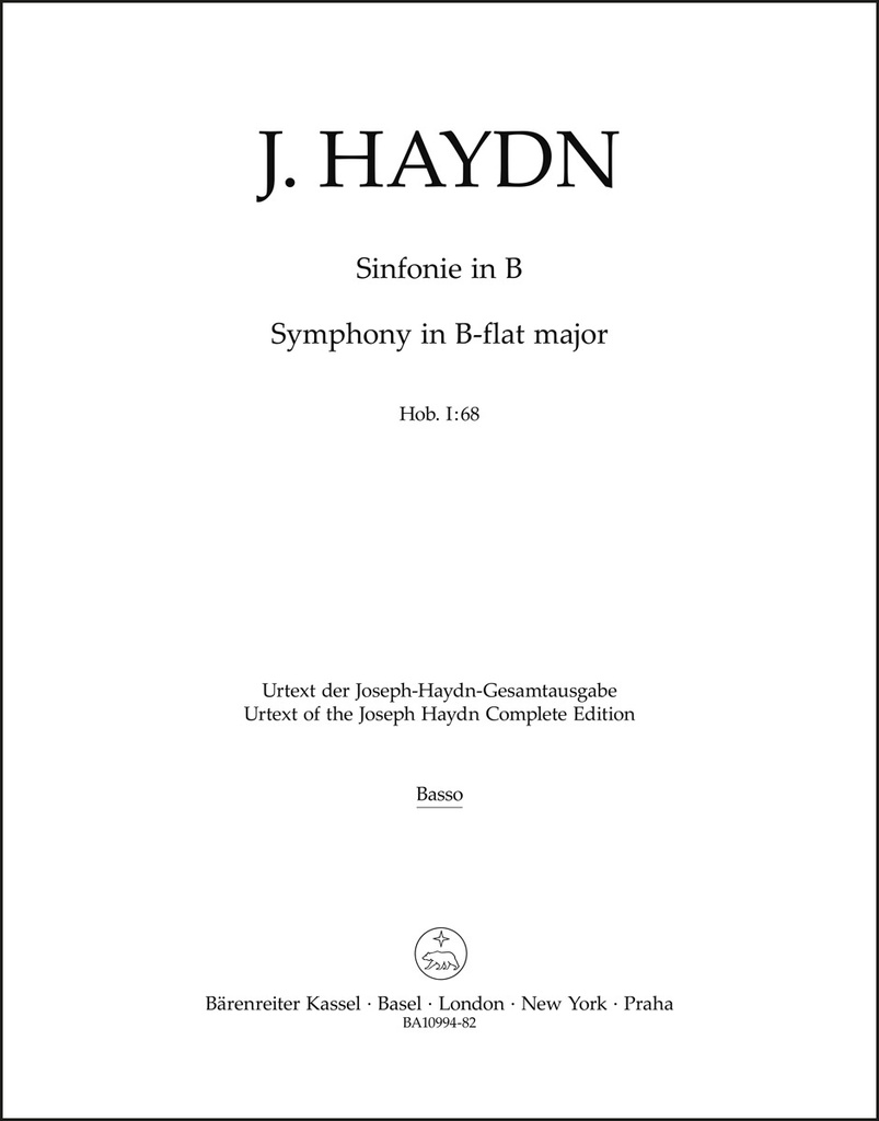 Sinfonie Nr. 68 B-Dur Hob. I:68