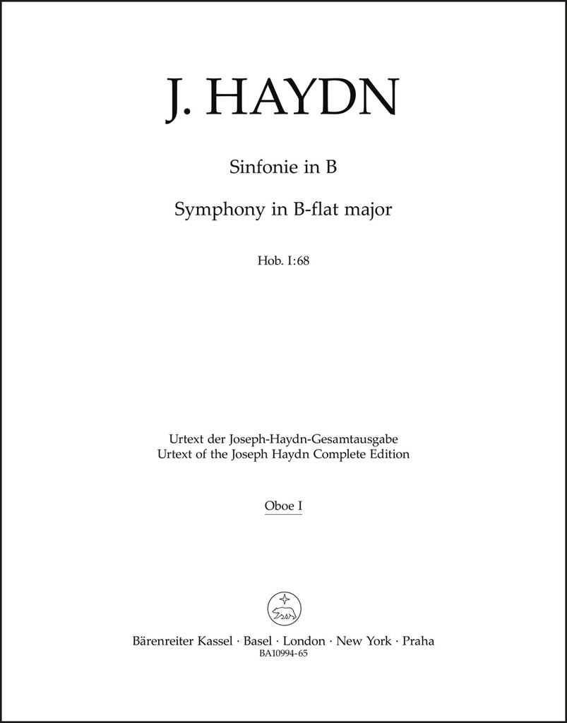 Sinfonie Nr. 68 B-Dur Hob. I:68
