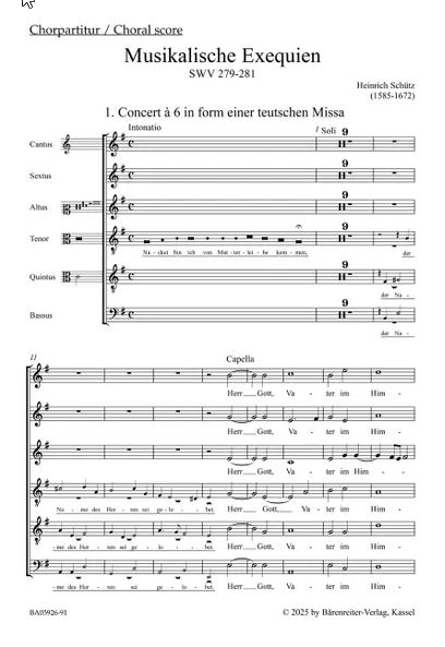 Musikalische Exequien SWV 279-281
