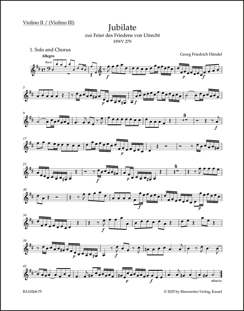 Utrechter Jubilate HWV 279