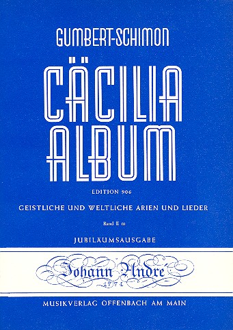 Cäcilia Album, Band 2 mittel