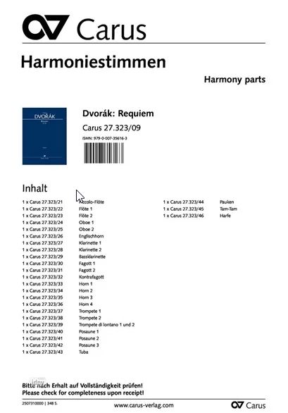 Requiem op. 89