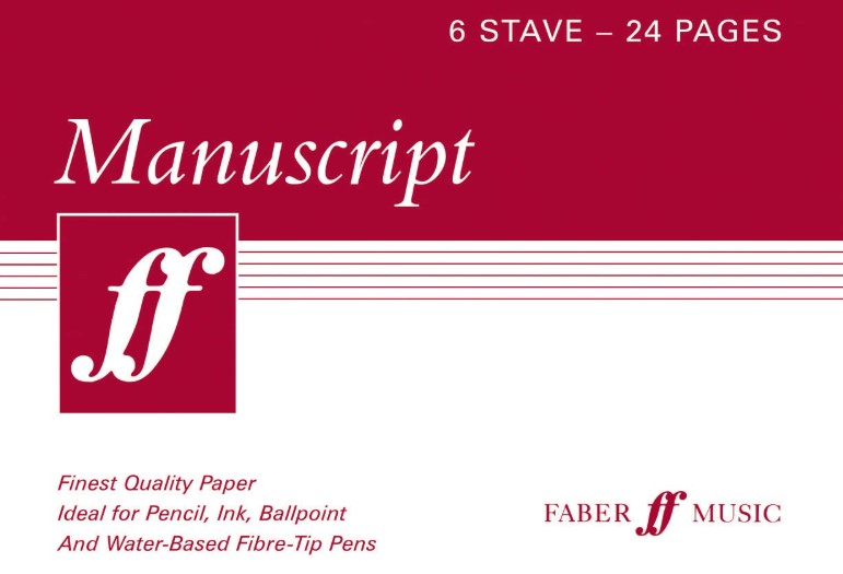 Notenheft Faber A5 - 6 Systeme