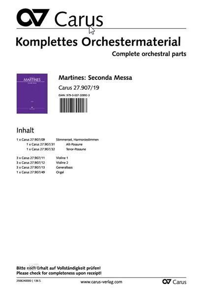 Seconda Messa G-Dur (1760)