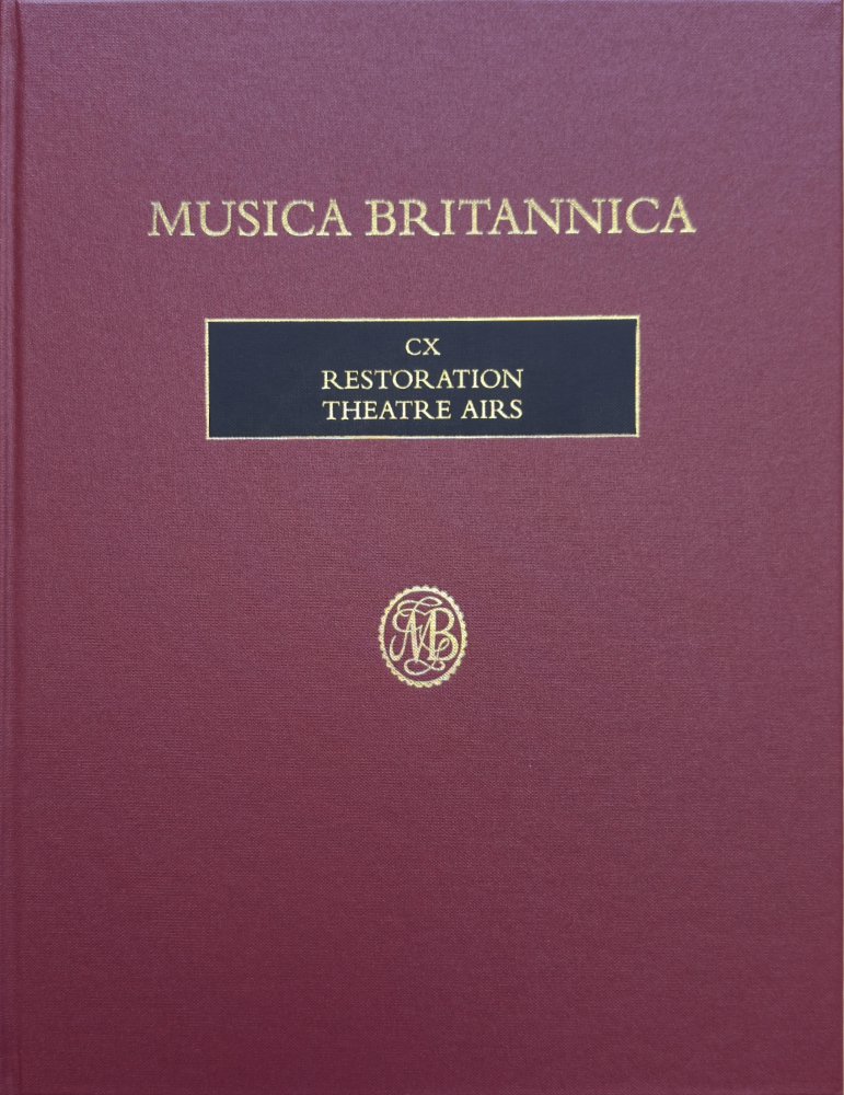 Restoration Theatre Airs - Musica Britannica110