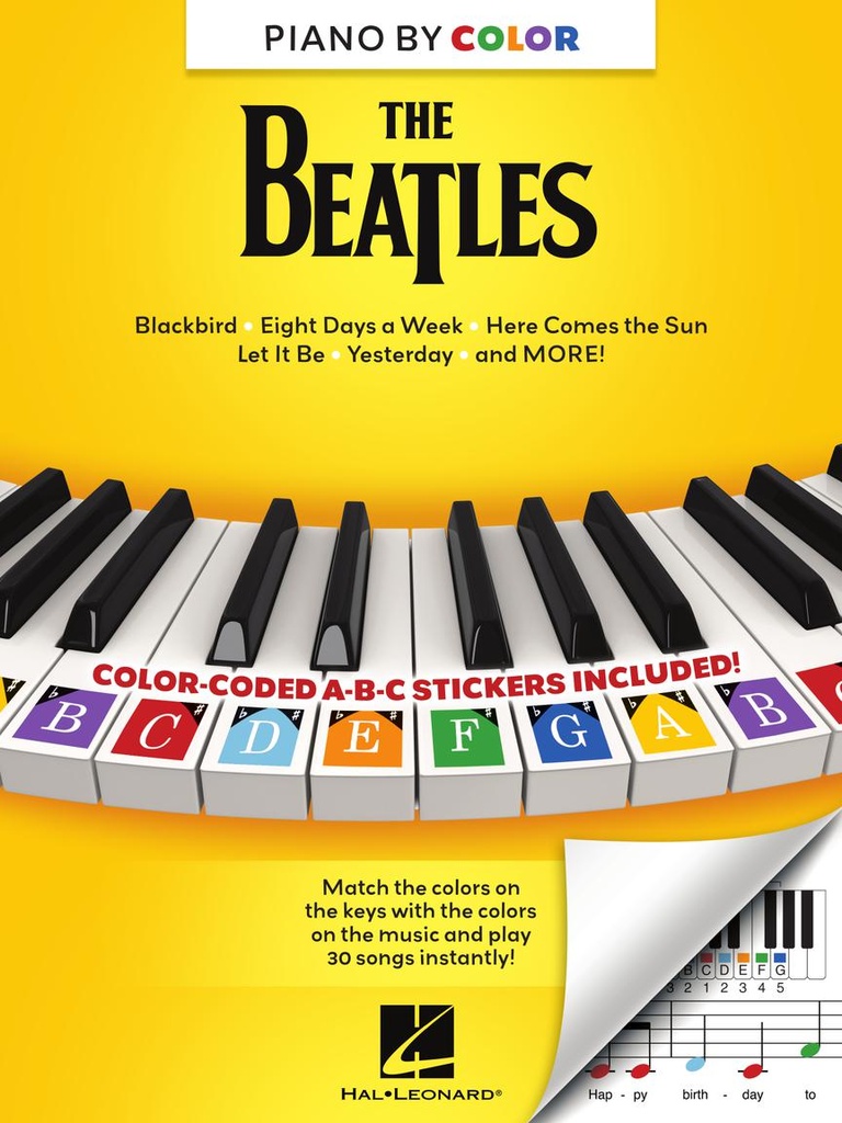 The Beatles - Piano-by-Color