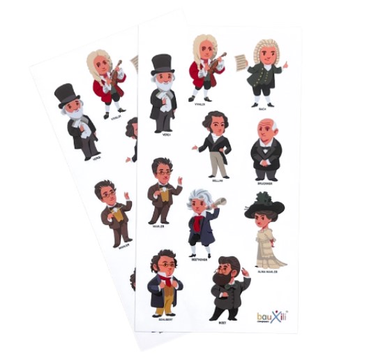 Sticker bauxili Komponisten 1