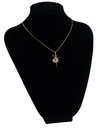 Necklace ballet dancer gold plated 2