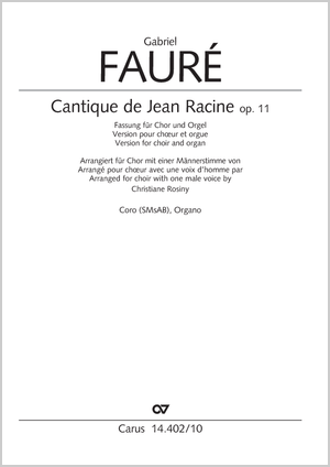 Cantique de Jean Racine