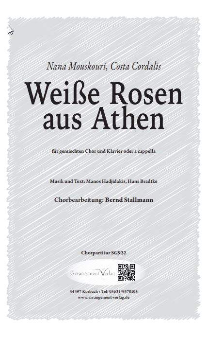 Weiße Rosen aus Athen