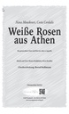 Weiße Rosen aus Athen