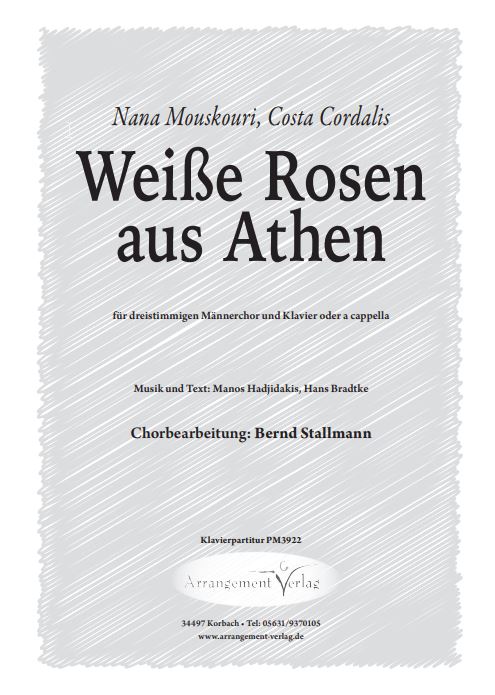 Weiße Rosen aus Athen