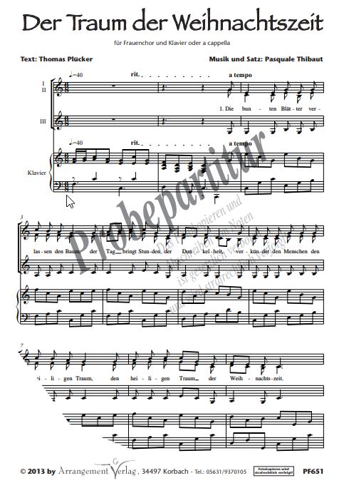 Der Traum der Weihnachtszeit