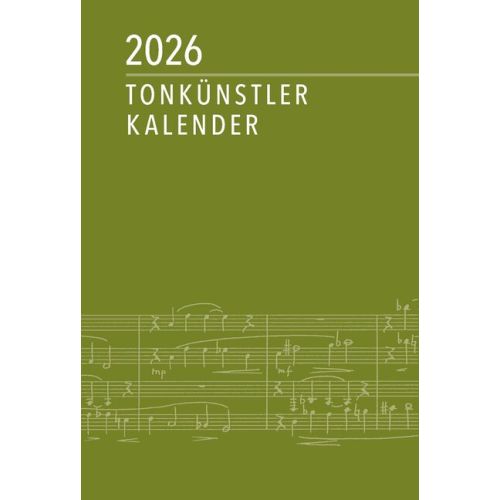 Tonkünstler-Kalender 2026