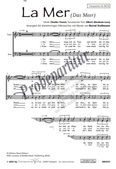 La Mer / Das Meer / Beyond the sea