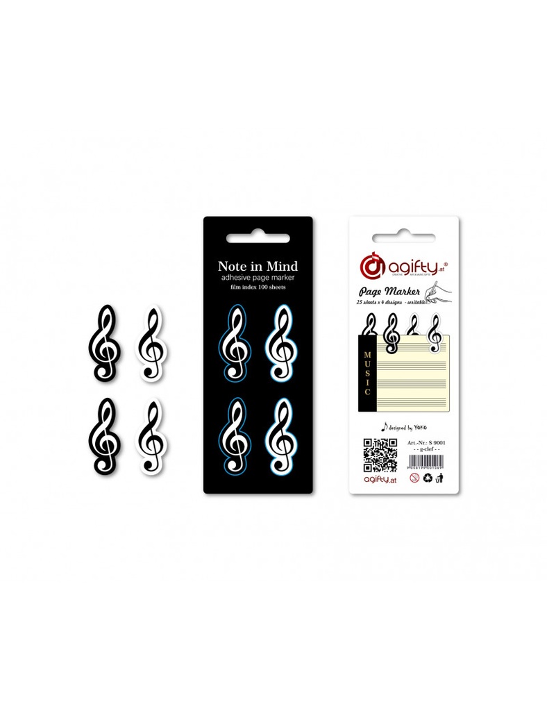 Page Marker Violinschlüssel