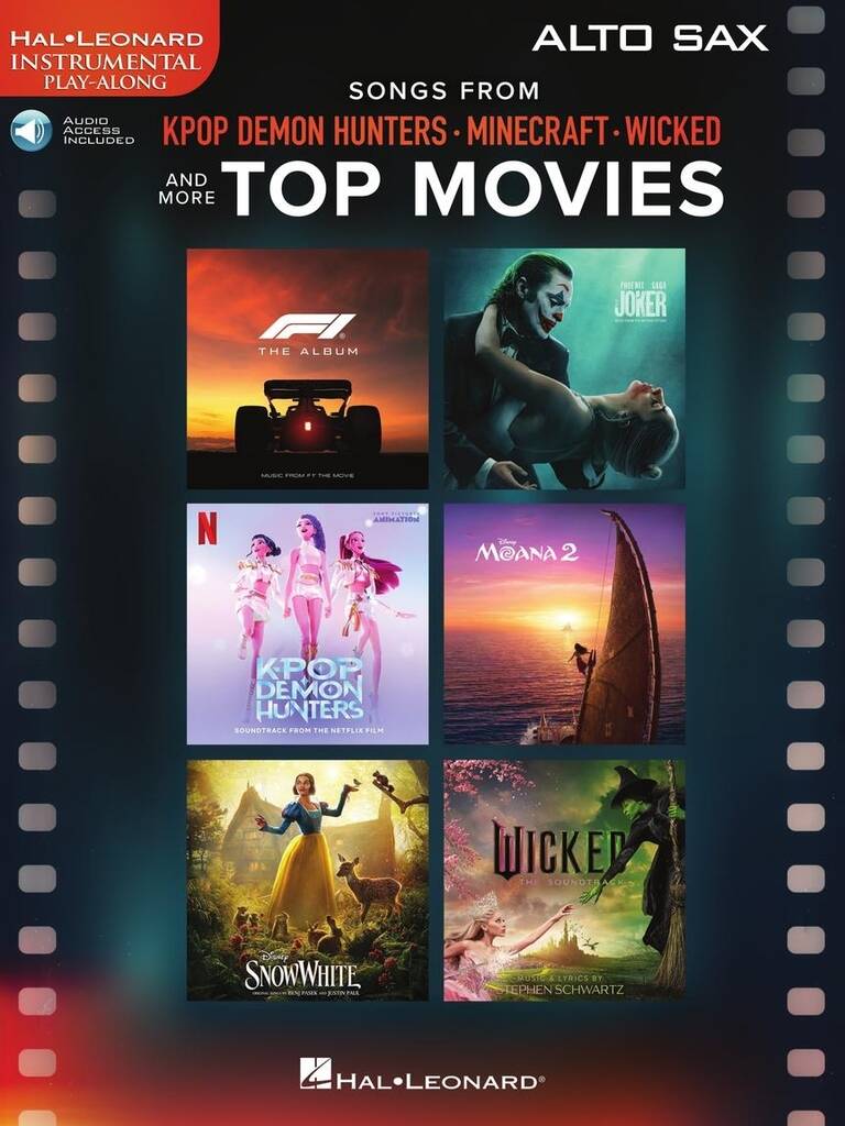 Songs from KPop Demon Hunters, Minecraft, Wicked and more Top Movies - Altsaxophon