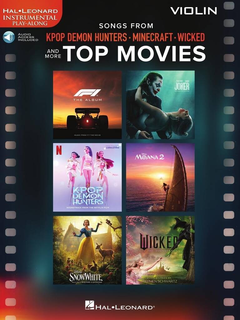 Songs from KPop Demon Hunters, Minecraft, Wicked and more Top Movies - Violine