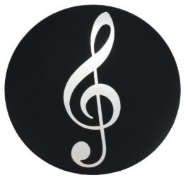 Magnet Button Violinschlüssel gold (Ø 58 mm) (Kopie)