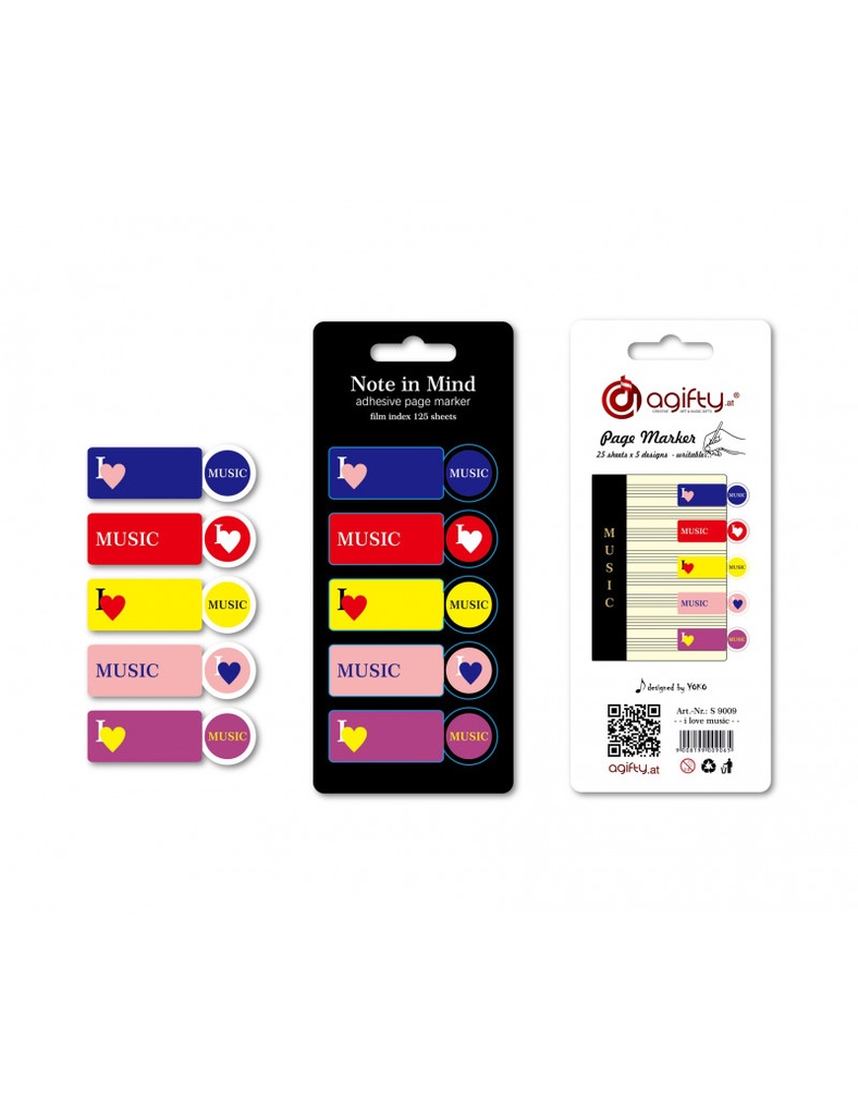Page Marker I Love Music