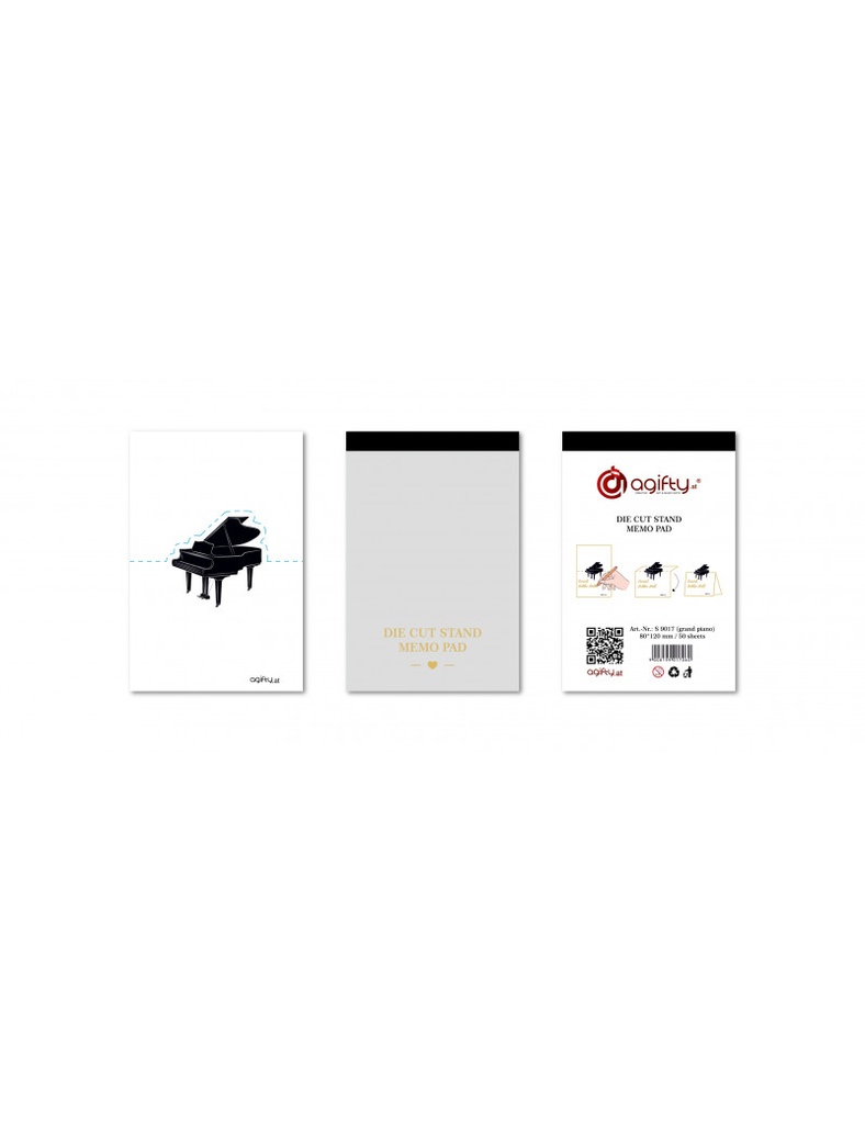 Stand Memo Pad Klavier