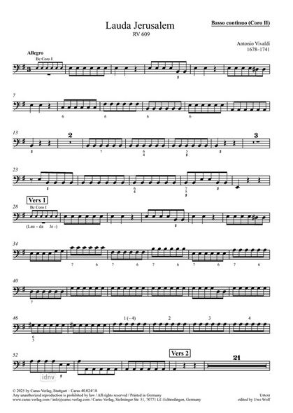 Lauda Jerusalem RV 609