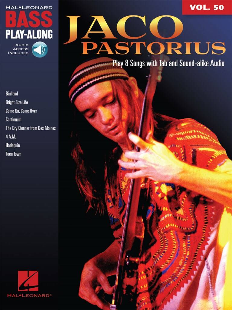 Jaco Pastorius - Bass Play-Along Vol. 50