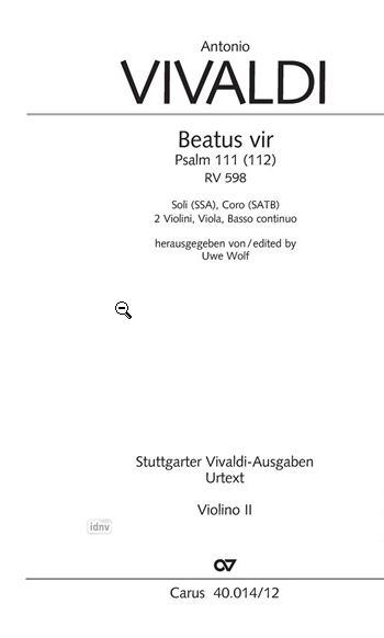 Beatus vir RV 598