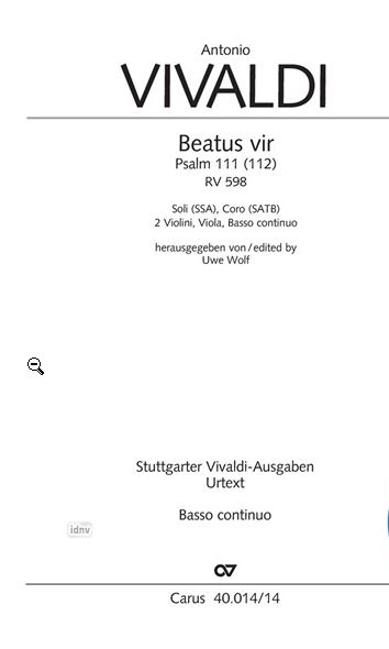 Beatus vir RV 598