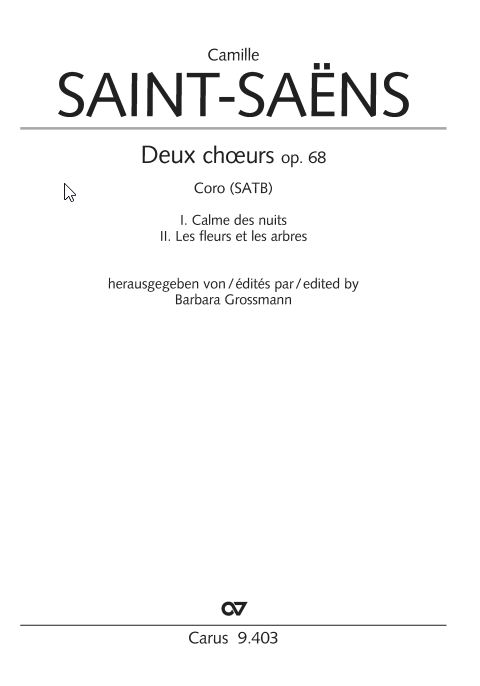 Deux Choeurs op. 68