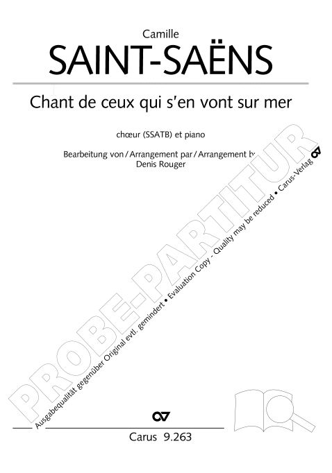 Chant de ceux qui s'en vont sur mer