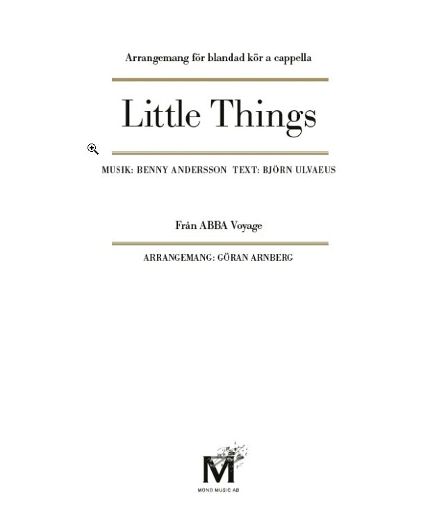 Little things (aus ABBA Voyage)
