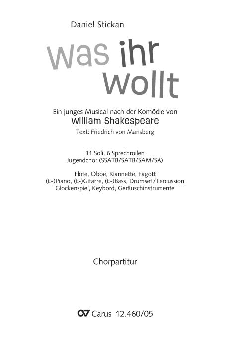 Was ihr wollt