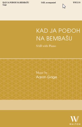 Kad ja Podoh na Bembasu
