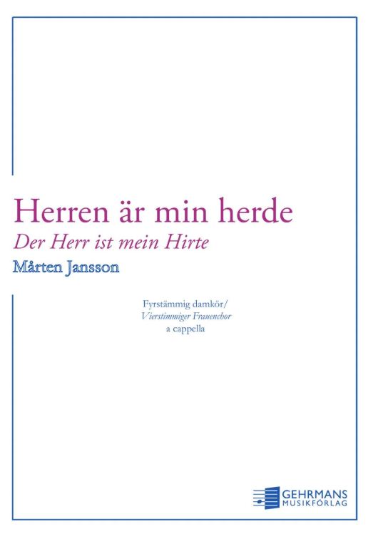 Herren är min herde / Der Herr ist mein Hirte
