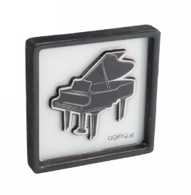 Magnet Klavier - Framed