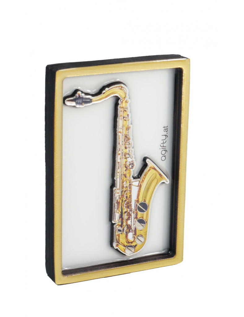 Magnet Saxophon - Framed