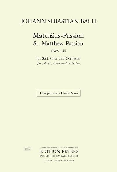 Matthäuspassion BWV 244