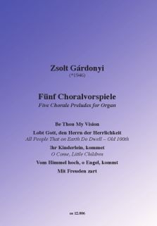 Fünf Choralvorspiele