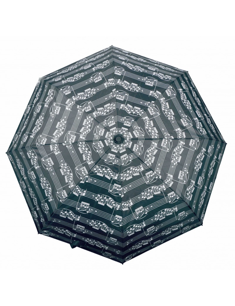 Mini umbrella sheet music black