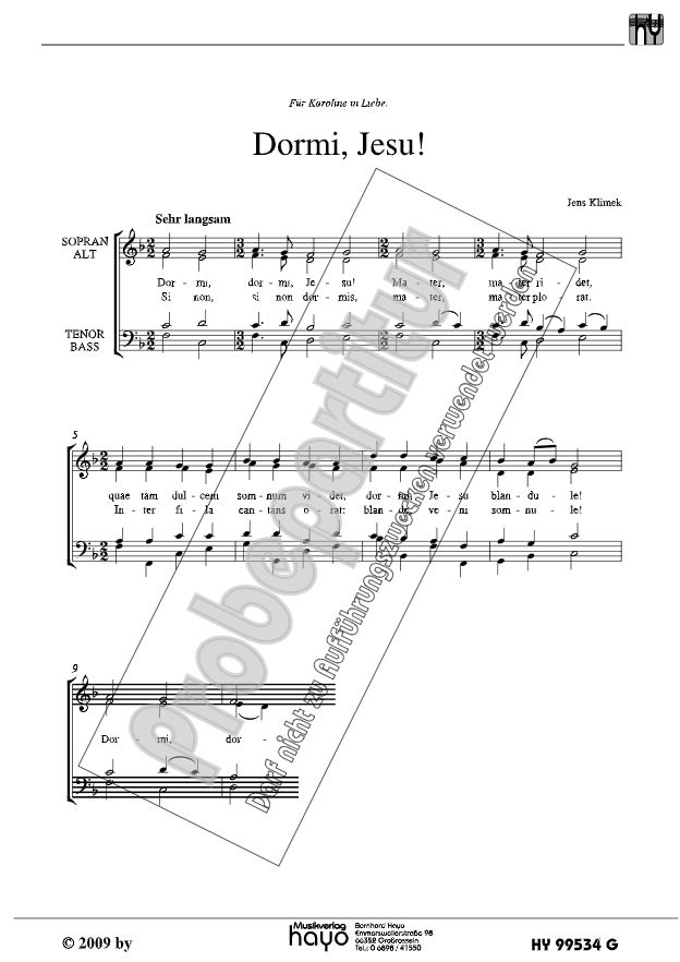Dormi Jesu