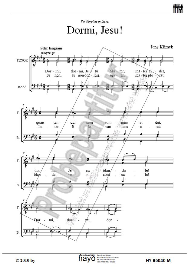 Dormi Jesu