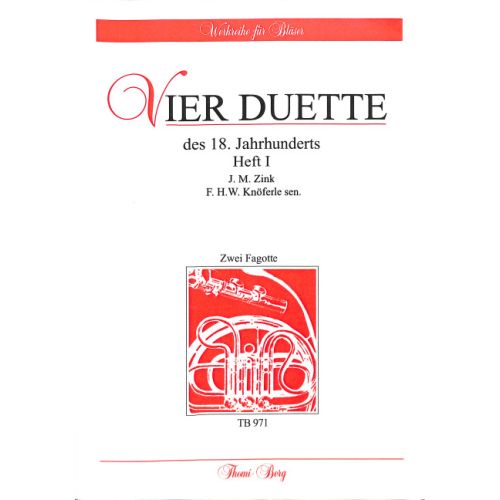 Vier Duette des 18. Jahrhunderts Band 1
