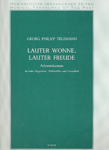 Lauter Wonne, lauter Freude, TWV 1:1040