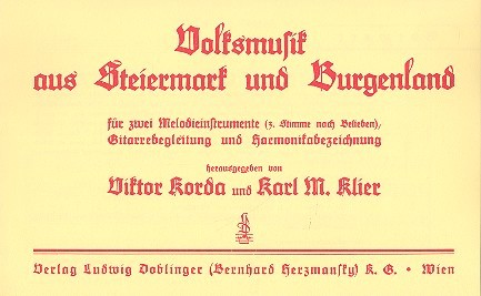 Volksmusik aus Steiermark und Burgenland