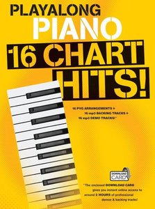 16 Chart Hits - Playalong Piano