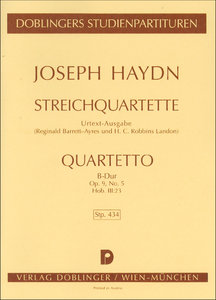 Streichquartett B-Dur op. 9/5 Hob. III:23