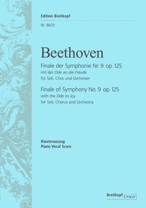 An die Freude, Finale der Symphonie Nr. 9, op. 125
