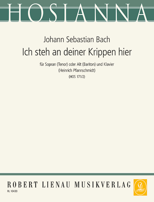Ich steh an deiner Krippen hier
