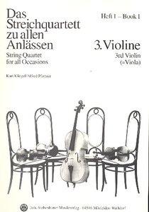 Das Streichquartett zu allen Anlässen Band 1